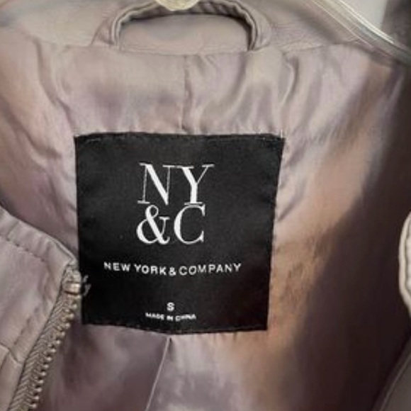 New York & Co Leather Jacket - Picture 5 of 5